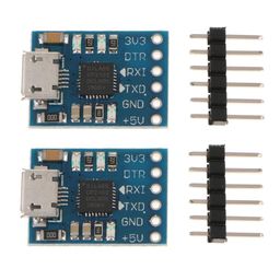 CALANDIS™ 2pcs CP2102 Module Micro USB2.0 to TTL 6 PIN Serial Port Converter UART STC | Development Kits & Boards | Semiconductors & Actives | Electronic Components | Electrical & Test Equipment image 5
