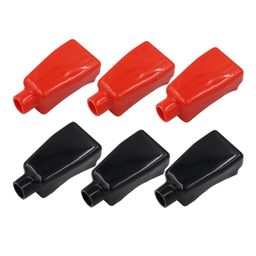 ATORSE® 6 Pieces Battery Terminal Cap Terminal Protector For Rv Red Black Color image 5