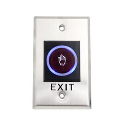 CALANDIS™ 12V DC Door Infrared No Touch EXIT Button Switch Sensor with LED Backlight #K1 | Intercoms & Access Controls | Home Automation image 2