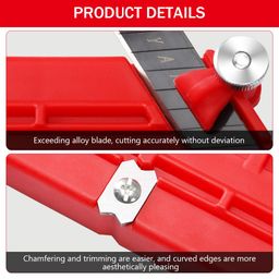 Serplex® V-Shaped Edge Trimmer with 10 Blades, 45-Degree Edge Cutter Tool for Wood Edge Banding, Woodworking Edge Banding Round Edge Planer Bevel, Hand Trimming Tool for Woodworking Projects image 3