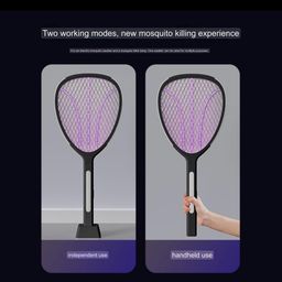 generic Mr Bright Rechargeable Fly Mosquito Racket Bat in-Built UV Lamp with 2 Unique Modes Mosquito Swatter Kill Fly Bug for Home, Honey Bee, Cockroach Killer image 4
