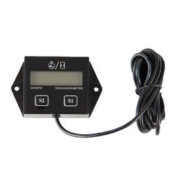 MYADDICTION Tachometer Digital RPM Hour Tach Meter LCD Display for Bike Motorcycle Boat image 1