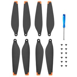 Verilux® Mini 3 Pro Propeller for DJI, 8pcs Propeller Blades Replacement for DJI Mini 3 Pro, Ultral Lightweight Silent Flight Propeller Set with Screwdriver 12 Screws Low Noise Replacement Drone Wings image 1