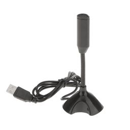 baoblaze Cables Kart USB Stand Mini Desktop Studio Speech Microphone Mic For PC Laptop Notebook image 4
