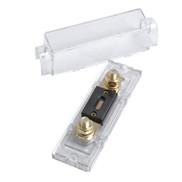 CALANDIS 300Amp Inline Anl Fuse Holder Distribution Block Fusebox 0 4 8 Awg image 1