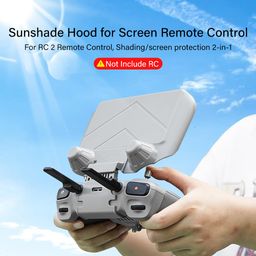 ZORBES Screen Sun Visor Protection Case For Mini 4 Pro Rc,Anti-Glare Sunshade For Remote Controller With Control Handle Cover Anti-Scratch Screen Protector For Dji Mini 4 Pro Rc,Not Include Rc,Grey image 3