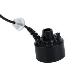 vn stores 12-LED Lamps Mist Maker Fog Machine Atomizer Fogger Water Fountain US Plug image 3