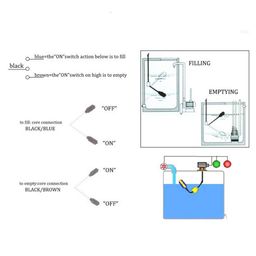 generic Losa Float Switch Automatic Water or Liquid Level Sensor Sump Tank Controller 5m image 5