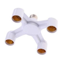 MYADDICTION LED Lamp Bulbs Socket Splitter Adapter Holder E27 to 4 in 1 E27 image 2