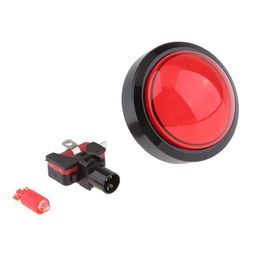 CLUB BOLLYWOOD Dome Convex Type Led Illuminated Push Button for Arcade Machine Games Red | Collectibles | Arcade Jukeboxes & Pinball | Arcade Gaming | Replacement Parts image 2
