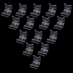 ivelect 15pcs Lighter Display Stand Clear Acrylic Holder Support for Lighters Accs image 4