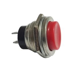 ELBME® 16mm Round Push Button Momentary Switch Lockless Reset Switch red | 1 Piece Mini Switch image 1