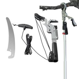 hasthip HASTHIP® Tree Branch Cutter and Pruning Saw, Heavy Duty SK5 High Carbon Steel Branch Cutter For Tree with 5 Meters Pull Cord, Labor Saving Long Reach Pruning Saw for Sawing and Shearing (Without Pole) image 1