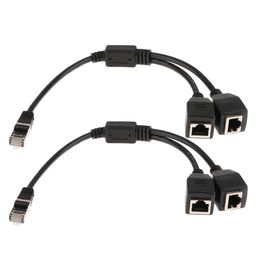 CALANDIS™ 2x Network Splitter Adapter Cable LAN Ethernet 1 Male to 2 Female Cord | Plugs Jacks & Wall Plates | Networking Cables & Adapters | Computer Cables & Connectors image 3