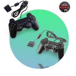 GAME GURU Wired Controller for PS2 – Double Shock Vibration Gamepad Joystick with 1.8M Cable – Ergonomic Design Remote Joypad for Sony PlayStation 2 Console image 4