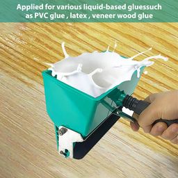 serplex Serplex® 320ml Portable Glue Applicator Roller Manual Liquid Glue Saving Applicator Roller 6 inch Applicator Roller for Carpenter Woodworking Professional Glue Application Tool image 4