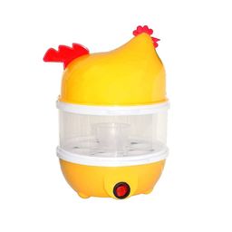 ratehalf Ratehalf® Hen Shape Egg Boiler Machine with Tray For Kitchen Use Electric Automatic Off 7,14 Egg for Steaming COOKING, BOILING FRYING AND MILK BOILER WITH MEASURING CUP (MULTI COLOR) image 1