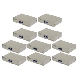 CALANDIS™ 10pcs Printer DB9 Pin Serial RS232 Switch Box Manual Data Sharing Switcher | Network Switches | Switches & Hubs | Enterprise Networking, Servers image 5