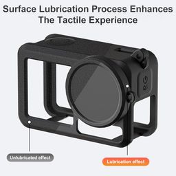 zorbes Silicone Protective Case Lens Caps for DJI Action 5Pro Camera Case Scratch Proof and Skin Friendly Designs Soft Housing, Silicone Skin Cover for Action 5Pro with Lannyard & Lobster String Loop image 3