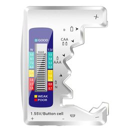 serplex Serplex® Battery Tester, Universal Digital Battery Checker For AAA/AA / 9V/ C/D/N / 1.5V Button Cell Battery, Small Accurate Cell Tester, Battery Power Checker (Not For Rechargable Battery) image 1