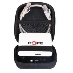 COFE 4G Portable Battery Powered All 4G Sim WiFi Router-IMEI Based- LAN Port Connectivity- 5-7 Hours Backup-for Laptop-Smartphone-DVR-NVR-CCTV and Biomatric with 100 Meter Range-CFO71WBT image 1