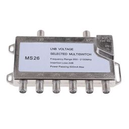 ivelect 18V Multi Switch LNB Satellite FTA 6 Outputs Combiner LNBF Dish JS-MS26 image 2