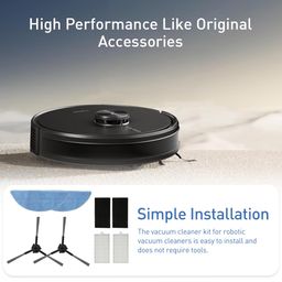 verilux Replacement Accessories for Ecovacs Deebot Y1/Y1 Pro/Y1plus Robot Vacuum Deebot Y1/Y1 Pro/Y1plus Replacement Filtration Nets Sweeping Brushes for Deebot Y1/Y1 Pro/Y1plus image 2