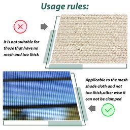 30pcs Clip for Fixing Net Cover In Place, Plastic Universal Clip for Fixing Sunshade, Bird Netting, Shade Net Cover for Gardening and Agriculture image 3