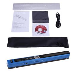 CALANDIS 900Dpi Handheld Portable Jpg Pdf Document Scanner with LCD Display Blue image 3