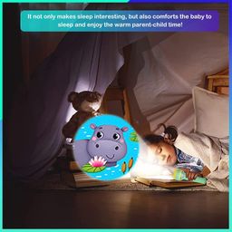 ROSEFAIR Mini 3 Slide Projector Flashlight Torch with 24 Pattern, Kids Projection Light Toy Slide Flashlight Lamp Education Learning Night Light Before Going to Bed image 3