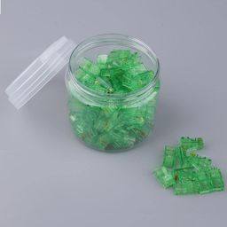 CALANDIS™ 100Pieces RJ45 Connectors RJ45 Crimp Ends 8P8C UTP Network Plug Green | Plugs Jacks & Wall Plates | Networking Cables & Adapters | Computer Cables & Connectors image 2
