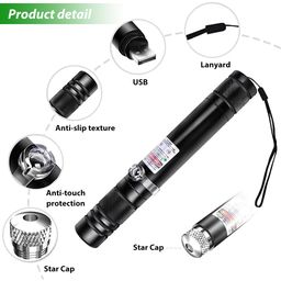 CLIMBERTY® Laser Light USB Rechargeable Green Laser Pointer, 2000 Metres Laser Pointer High Power Pen, Cat Laser Toy, Long Range Green Laser Pointer for Presentations, Stargazing, Hiking (Green Light) image 4