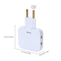 ALPHAven 3 in 1 Wireless Rotatable Socket Converter Extension Travel Converter Socket Portable Charging Sockets Power Plug Adapter with Foldable for,Travel,Home,Office (Multicolor Pack of 1) image 2