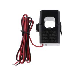 loom tree LOOM TREE® Amp AC Current Sensor Split Core Transformer Coil for 0-100A Energy Meter | 1 X Current Transformer image 1