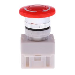 Generic E_14002886 Imported Ui 600V Ith 10A Emergency Stop Switch Push Button Switch Mushroom Push Button image 4