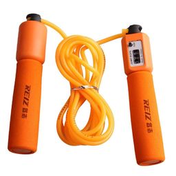 ujeavette UJEAVETTE® Adjustable Jump Rope Workout Skipping Cord With Automatic Counter Orange image 5