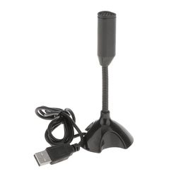 Storin Mini Speech Microphone with USB Connector Stand for PC Laptop Desktop image 1