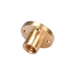 invento 1pcs Nema 17 4.2 Kg-cm Stepper Motor + Flexible coupling with 100mm Lead Screw square thread TR8 8mm with Brass Nut CNC Robotics DIY Projects 3D Printer image 4