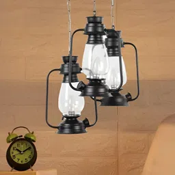 GAUVIK Black Traditional Ceiling Lamp-21