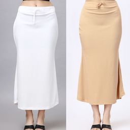 SATPURUSH Pack of 2  High Rise Saree Shapewear-image-75