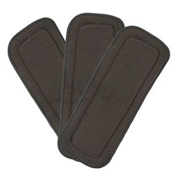 DOMENICO Wet Free Cloth Nappies Inserts Pack of 3 - Black-15
