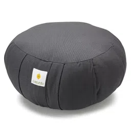 Sarveda Round Zafu Meditation and Yoga Cushion - Dark Grey-picture-3