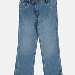 MINI KLUB Cotton Solid Denim Pant - Dark Blue-picture-18