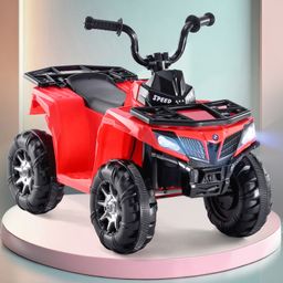 Battery Operated Monster ATV with Light USB Music - Red-23