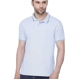 Colors and Blends Men Polo Collar T-shirt-image-80