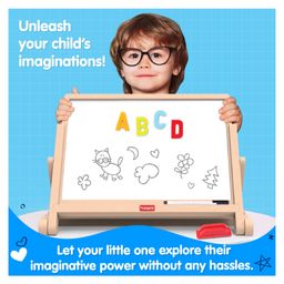 Funskool Giggles Draw & Write Desktop Slate 4 in 1 Double Sided Board - Multicoloured image 2
