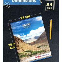 target publication pvt ltd Target Publications Drass A4 Size Long Notebooks Set of 9 - 164 Pages Each image 3