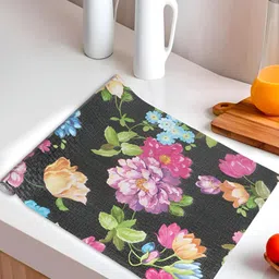 Dakshya Industries Black & Pink Printed Shelf Liner Organiser-31