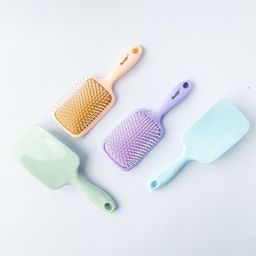 Beutifly Glossy Paddle Hair Brush For Detangling Hair - Blue-image-71