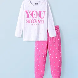 Honeyhap Girls Printed Night suit-picture-19